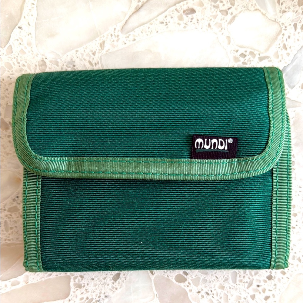ORIGINAL Mundi New Visions Velcro folding wallet detachable key pouch UNISEX